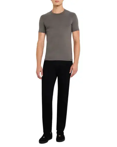 Tom Ford Men's Solid Stretch Jersey T-Shirt | Thumbnail 1