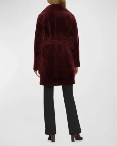 Gorski Reversible Lamb Shearling Belted Stroller Coat | Thumbnail 5 Gorski Reversible Lamb Shearling Belted Stroller Coat | Thumbnail 5