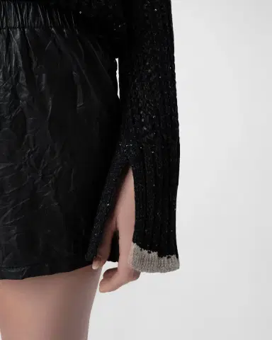 Zadig & Voltaire Halty Metallic Open-Knit Cashmere Pullover | Thumbnail 4 Zadig & Voltaire Halty Metallic Open-Knit Cashmere Pullover | Thumbnail 4