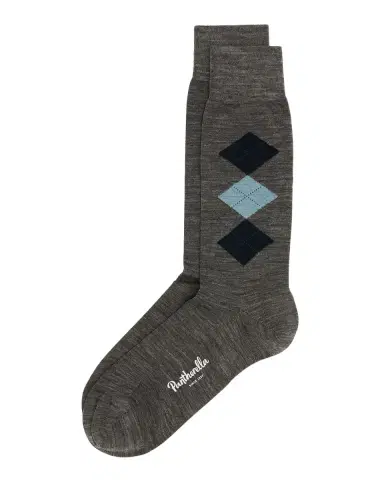Pantherella Men's Locke Argyle Merino Socks | Thumbnail 2 Pantherella Men's Locke Argyle Merino Socks | Thumbnail 2