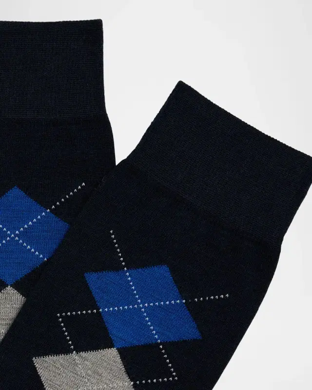 Men 's Locke Argyle Merino Socks