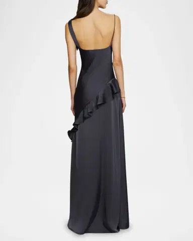 AMUR Juliet Charmeuse Cowl-Neck Gown | Thumbnail 2 AMUR Juliet Charmeuse Cowl-Neck Gown | Thumbnail 2