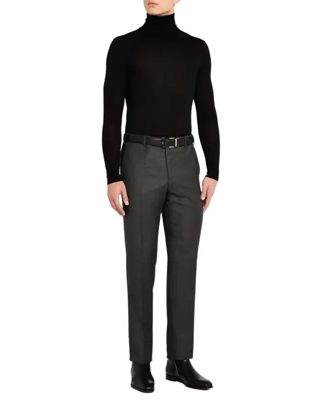 Men 's Parker Wool Nailhead Trousers
