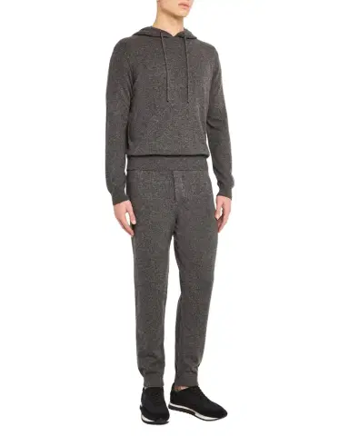 Neiman Marcus Men's Cashmere Hoodie | Thumbnail 1