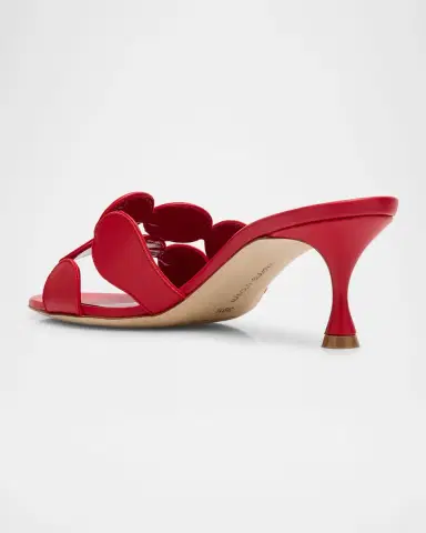 Manolo Blahnik Haribalmu Leather Slide Sandals | Thumbnail 3 Manolo Blahnik Haribalmu Leather Slide Sandals | Thumbnail 3