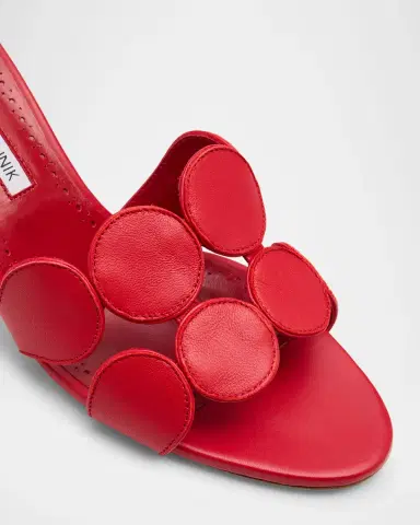 Manolo Blahnik Haribalmu Leather Slide Sandals | Thumbnail 5 Manolo Blahnik Haribalmu Leather Slide Sandals | Thumbnail 5