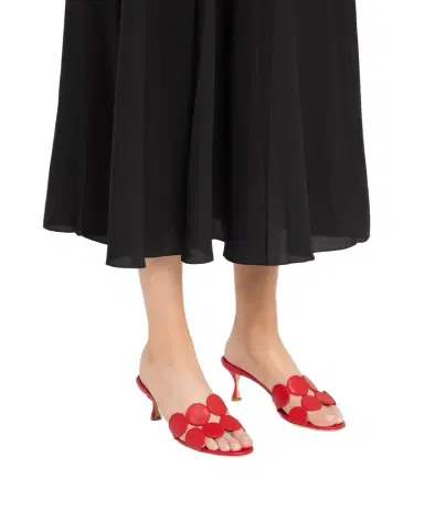 Manolo Blahnik Haribalmu Leather Slide Sandals | Thumbnail 1 Manolo Blahnik Haribalmu Leather Slide Sandals | Thumbnail 1