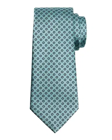 Giorgio Armani Men's Micro-Circle Silk Tie | Thumbnail 1