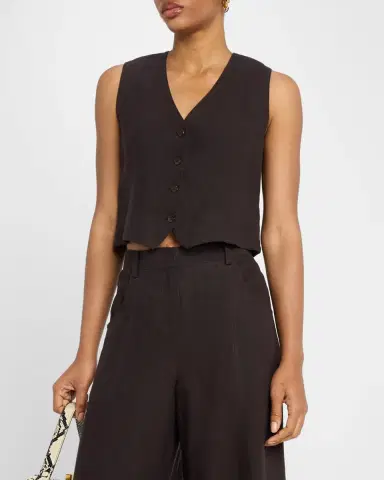 TWP Kikis Linen Vest | Thumbnail 3