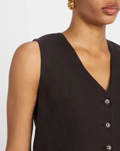 TWP Kikis Linen Vest | Thumbnail 4