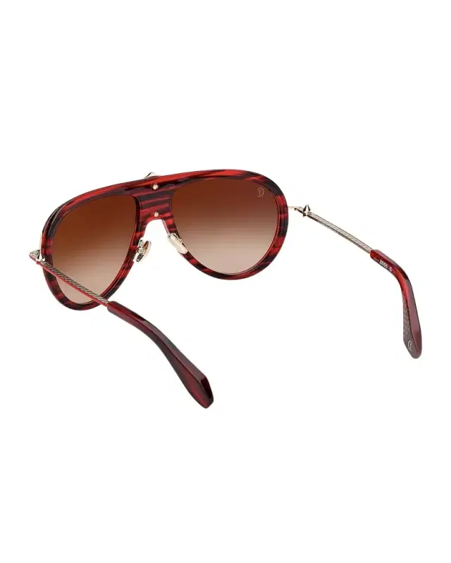 Christian Louboutin Men 's LB0004M Metal Aviator Sunglasses