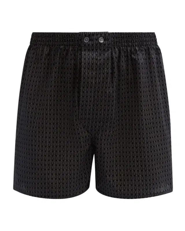 Men 's Nelson Leaf-Print Boxer Shorts