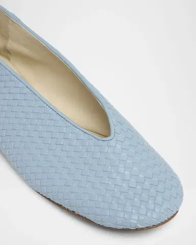 Bottega Veneta Micro Woven Nappa Leather Ballerina Flats | Thumbnail 4 Bottega Veneta Micro Woven Nappa Leather Ballerina Flats | Thumbnail 4