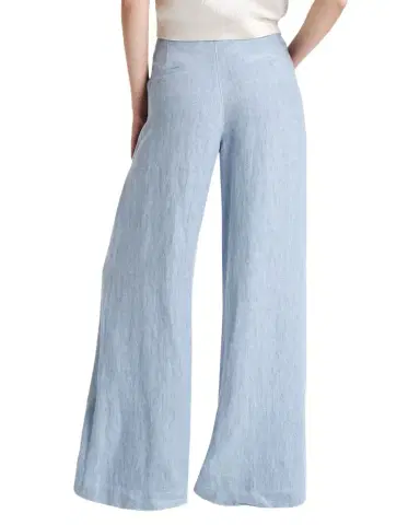 TWP Demie Wide-Leg Hemp Trousers | Thumbnail 1