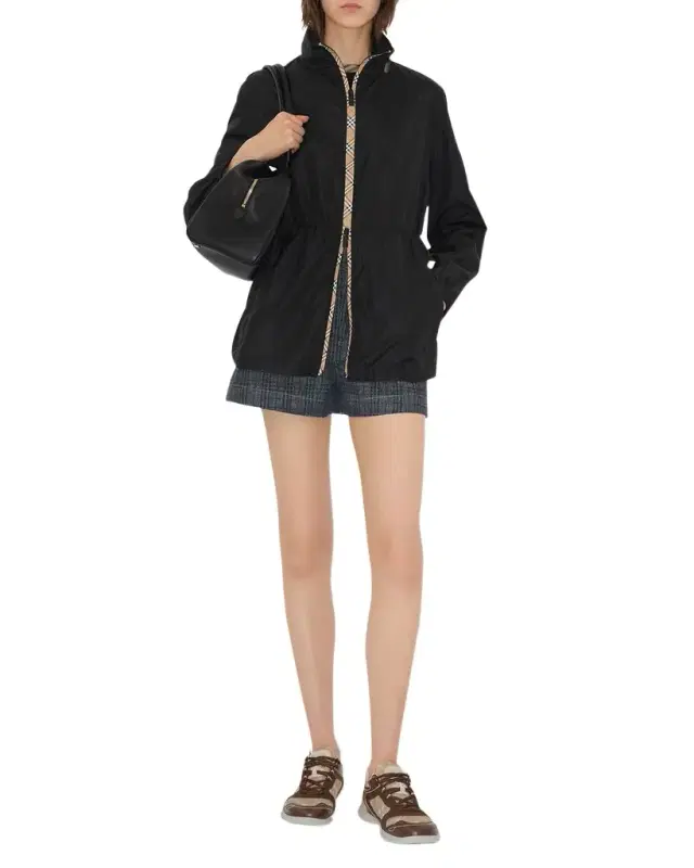 Blackpool Check-Trim Technical Zip Jacket