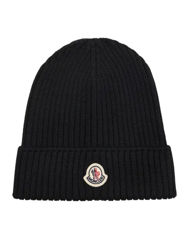 Boy 's ogo Ribbed Wool Beanie