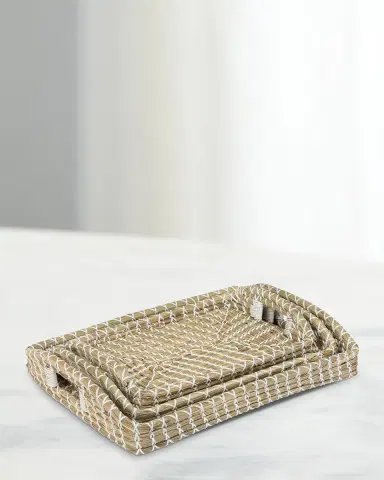 Park Hill Collection Capraia Coast Decorative Trays, Set of 3 | Thumbnail 2 Park Hill Collection Capraia Coast Decorative Trays, Set of 3 | Thumbnail 2
