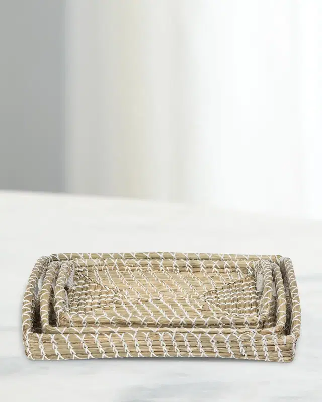 Park Hill Collection Capraia Coast Decorative Trays, Set of 3