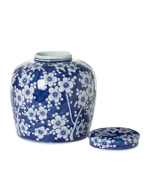 Park Hill Collection Imperial Ceramic Floral Ginger Jar, Small