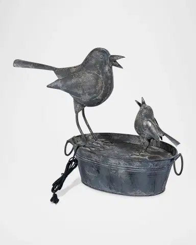 Park Hill Collection Busy Birds Outdoor Fountain | Thumbnail 2 Park Hill Collection Busy Birds Outdoor Fountain | Thumbnail 2