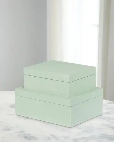 Park Hill Collection St. Tropez Decorative Boxes, Set of 2 | Thumbnail 2 Park Hill Collection St. Tropez Decorative Boxes, Set of 2 | Thumbnail 2
