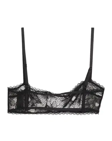 Kiki de Montparnasse Dahlia Scalloped Lace Bandeau | Thumbnail 1 Kiki de Montparnasse Dahlia Scalloped Lace Bandeau | Thumbnail 1