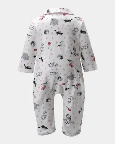 Rachel Riley Girl 's Eloise Toy Print Footie Gift Set, Size 3M-18M | Thumbnail 2