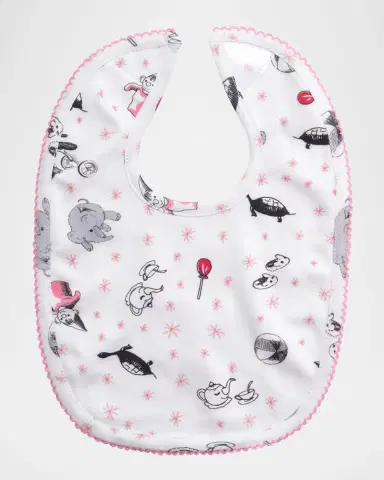 Rachel Riley Girl 's Eloise Toy Print Footie Gift Set, Size 3M-18M | Thumbnail 4