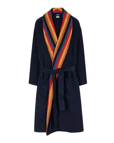Paul Smith Men's Artist Stripe Cotton Terry Robe | Thumbnail 1 Paul Smith Men's Artist Stripe Cotton Terry Robe | Thumbnail 1