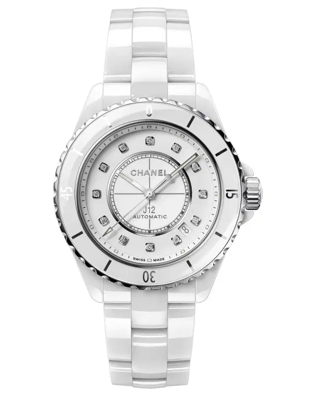 CHANEL J12 WHITE WATCH, 38MM
