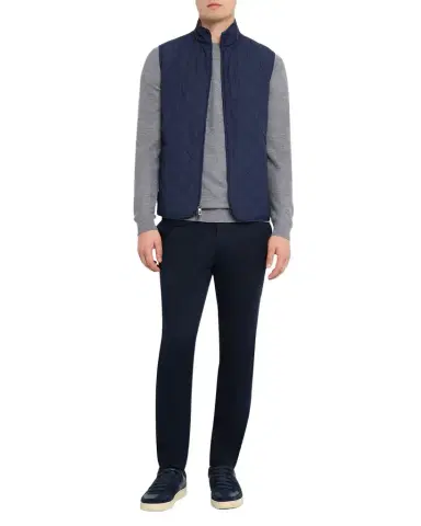 Peter Millar Men's Essex Quilted Stand-Collar Vest | Thumbnail 1 Peter Millar Men's Essex Quilted Stand-Collar Vest | Thumbnail 1