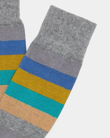 Paul Smith Men's Kit Color-Block Stripe Crew Socks | Thumbnail 1 Paul Smith Men's Kit Color-Block Stripe Crew Socks | Thumbnail 1