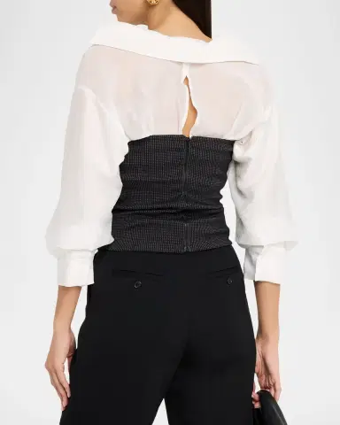 JBQ Ambria Pleated Wrap Top | Thumbnail 2 JBQ Ambria Pleated Wrap Top | Thumbnail 2
