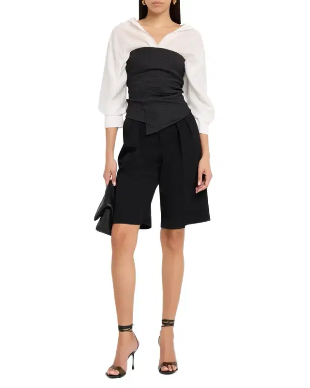 Ambria Pleated Wrap Top