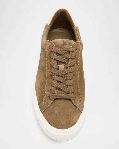 Vince Men's Fulton Low-Top Suede Sneakers | Thumbnail 3