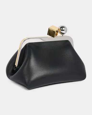 Jacquemus Le Berlingot Leather Rond-Carre Clutch Bag | Thumbnail 2 Jacquemus Le Berlingot Leather Rond-Carre Clutch Bag | Thumbnail 2