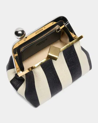 Jacquemus Le Berlingot Striped Rond-Carre Clutch Bag | Thumbnail 3 Jacquemus Le Berlingot Striped Rond-Carre Clutch Bag | Thumbnail 3
