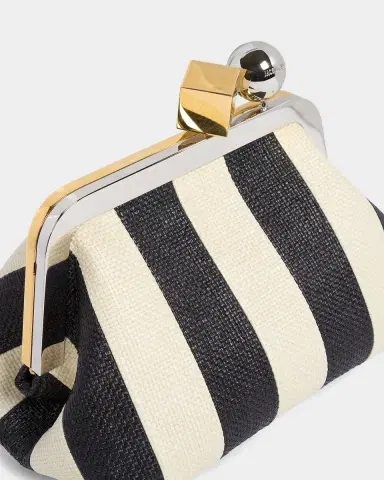 Jacquemus Le Berlingot Striped Rond-Carre Clutch Bag | Thumbnail 5 Jacquemus Le Berlingot Striped Rond-Carre Clutch Bag | Thumbnail 5