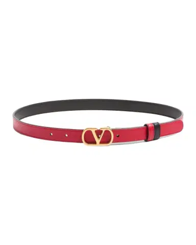 Valentino Garavani VLogo Signature Reversible Calfskin Belt, 30mm | Thumbnail 1