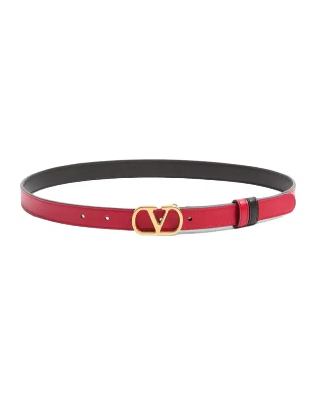 Valentino Garavani VLogo Signature Reversible Calfskin Belt, 30mm