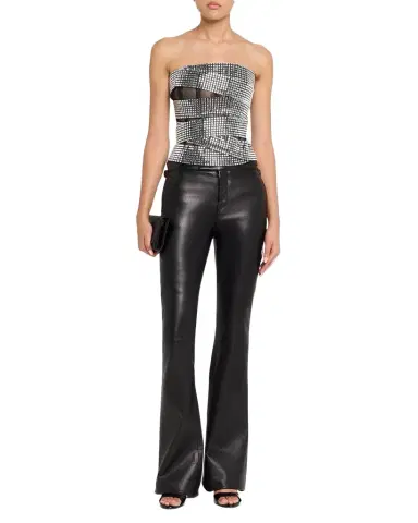AREA Disco Ball Bustier Top | Thumbnail 1 AREA Disco Ball Bustier Top | Thumbnail 1