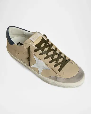 Golden Goose Men's Super-Star Penstar Leather Low-Top Sneakers | Thumbnail 2 Golden Goose Men's Super-Star Penstar Leather Low-Top Sneakers | Thumbnail 2
