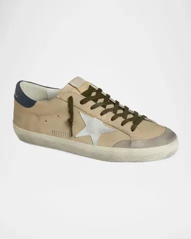 Golden Goose Men's Super-Star Penstar Leather Low-Top Sneakers | Thumbnail 3 Golden Goose Men's Super-Star Penstar Leather Low-Top Sneakers | Thumbnail 3