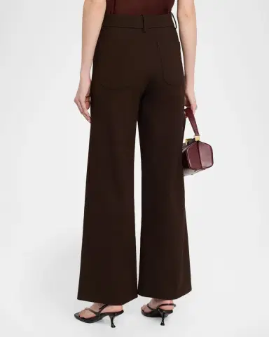FRAME Le Slim Palazzo Trousers | Thumbnail 2