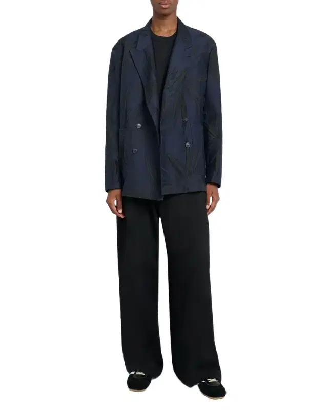 Dries Van Noten en 's Hama High-Rise Pleated Wide-Leg Trousers