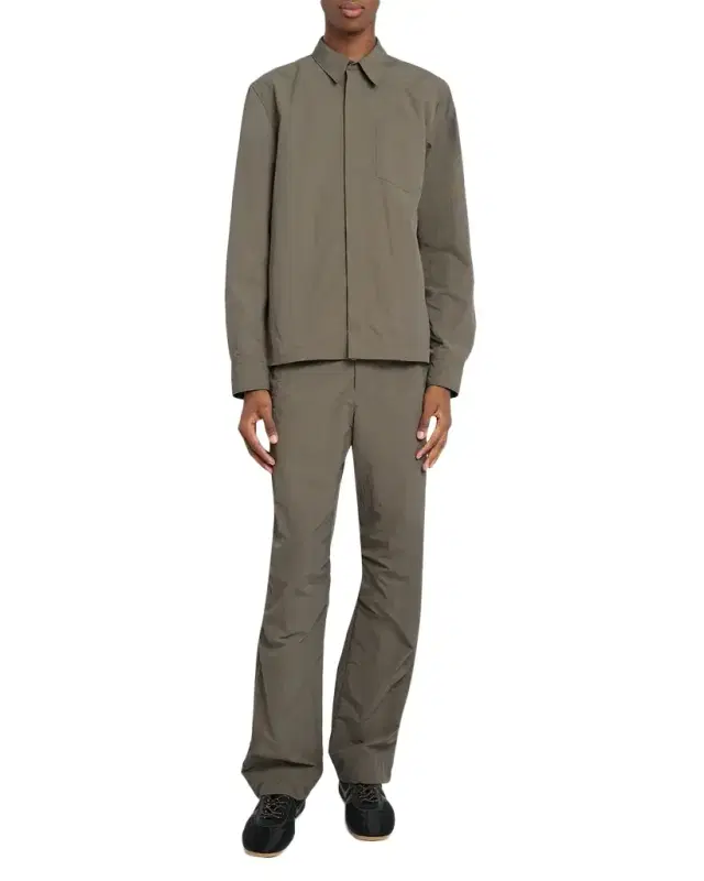 Dries Van Noten Men 's Corran Nylon Concealed-Placket Shirt