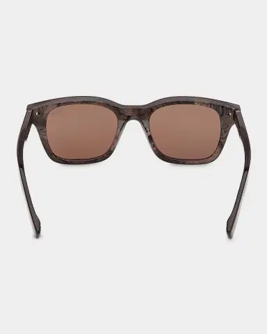 Zegna Men's Acetate Rectangle Sunglasses | Thumbnail 2