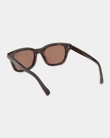 Zegna Men's Acetate Rectangle Sunglasses | Thumbnail 3