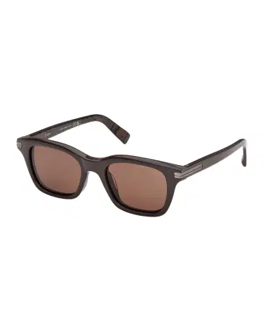 Zegna Men's Acetate Rectangle Sunglasses | Thumbnail 1
