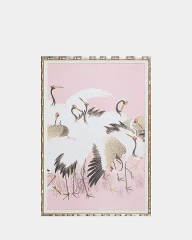 Shadow Catchers "Curious Cranes II" Framed Giclee | Thumbnail 2 Shadow Catchers "Curious Cranes II" Framed Giclee | Thumbnail 2